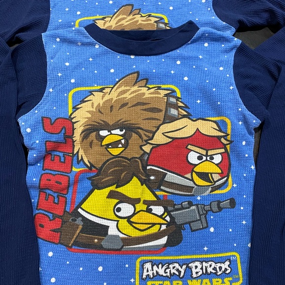 2- Set of Pajamas Angry Birds Star Wars Size Boys 10 - Picture 12 of 15